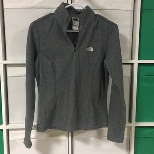 North Face gray fleece, size small.